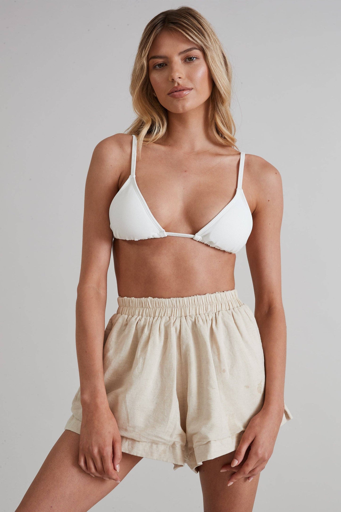 Monaco Stone Linen Short