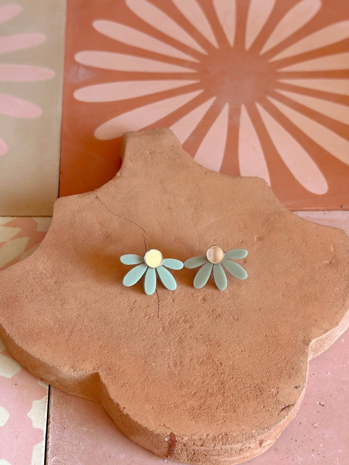 Stud Pack Trio | Sage + Gold