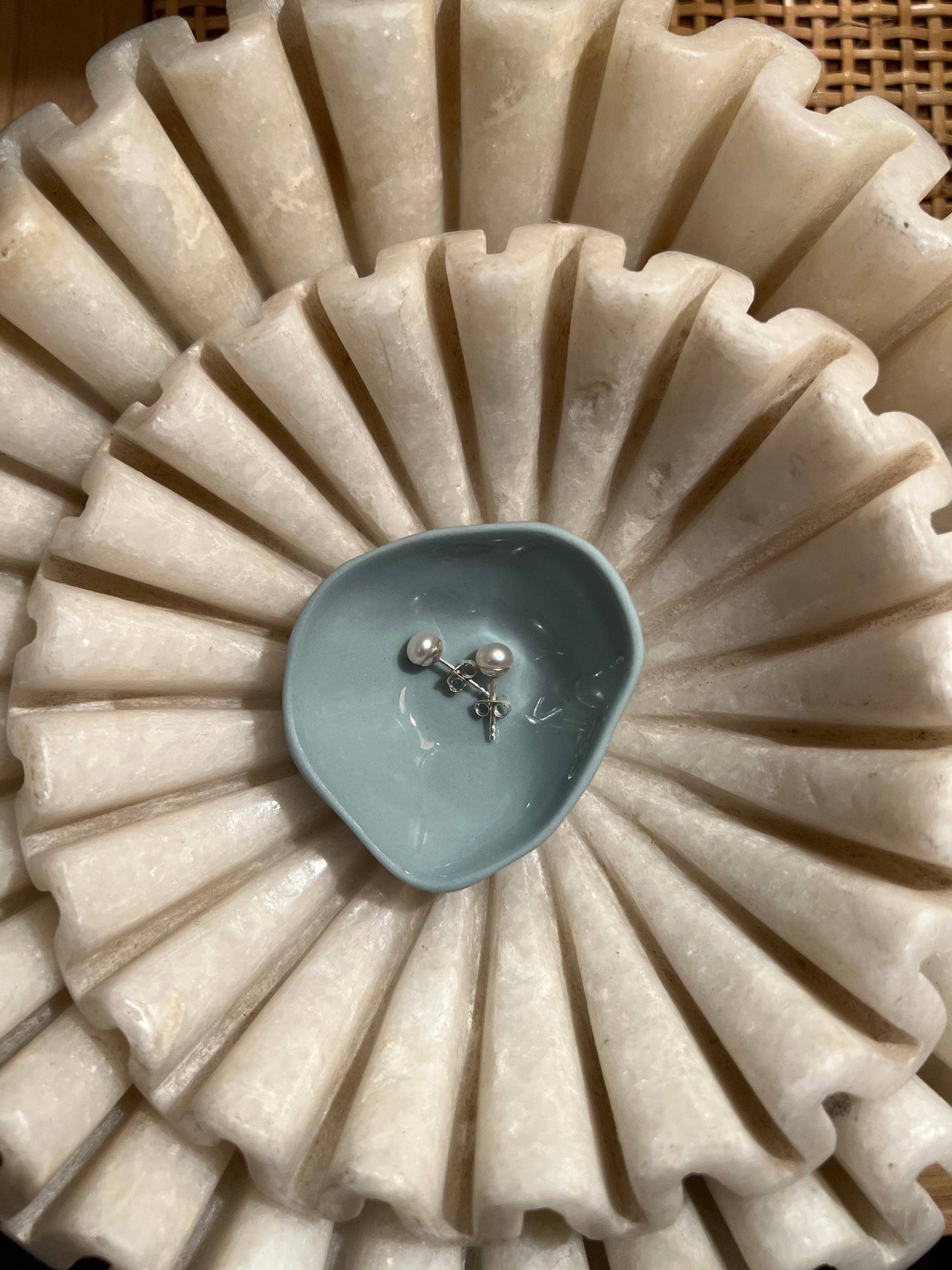 Sterling Silver Freshwater Pearl Stud Earring’s: Mini’s
