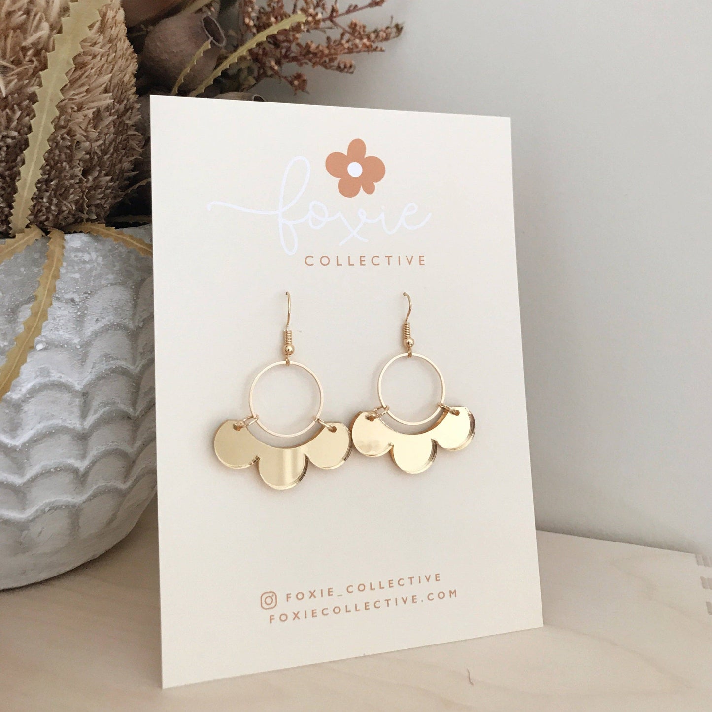 Elise Earrings | Gold |