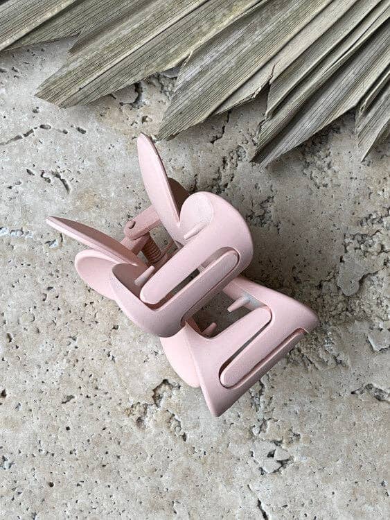 Claw Clip - Flower - Peach