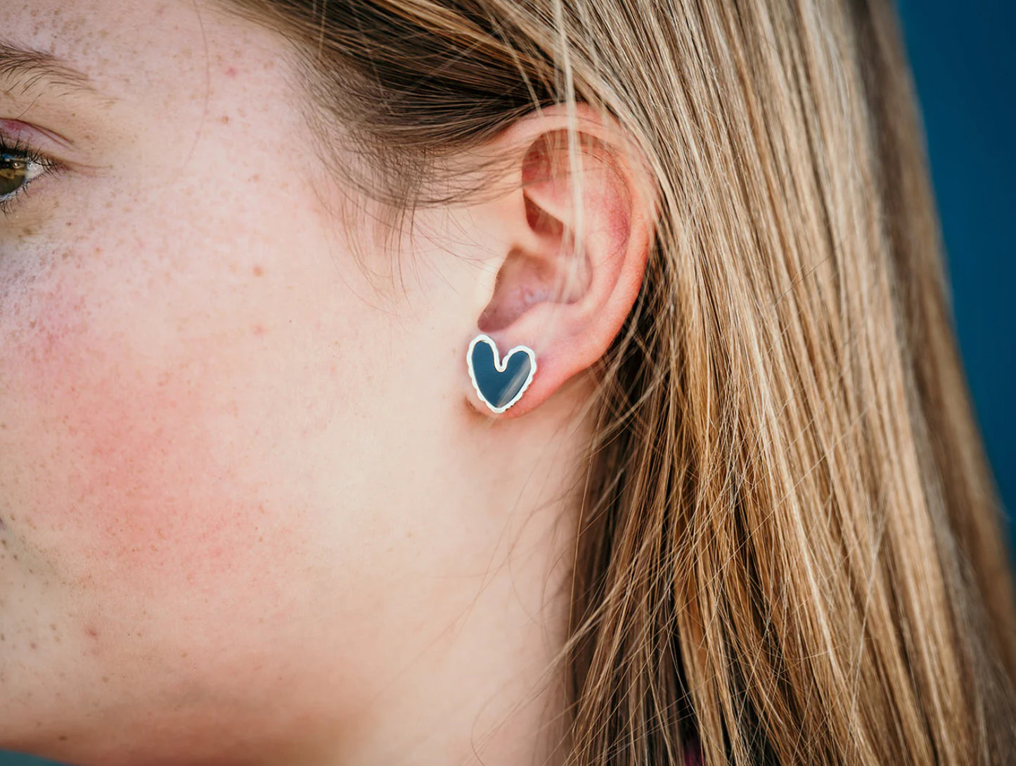 Black Heart Stud