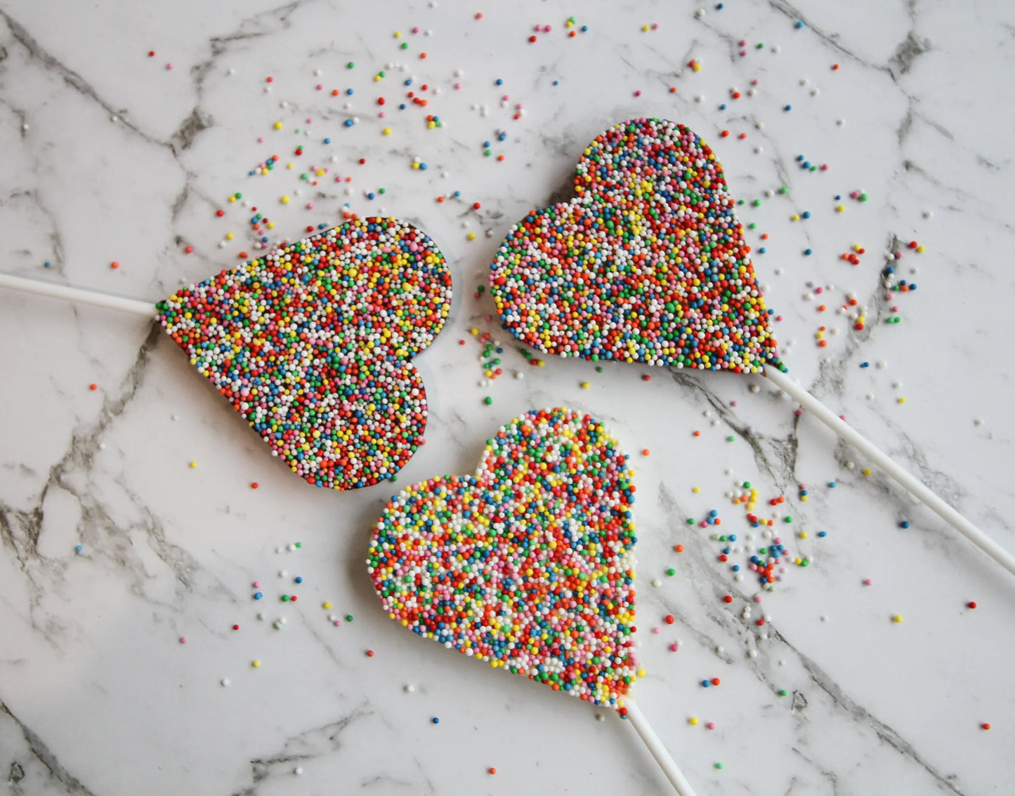 Freckle Heart Pop - Milk Chocolate