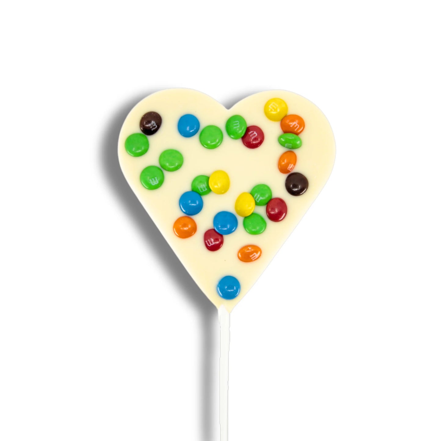 Heart M&M Pop - White Chocolate