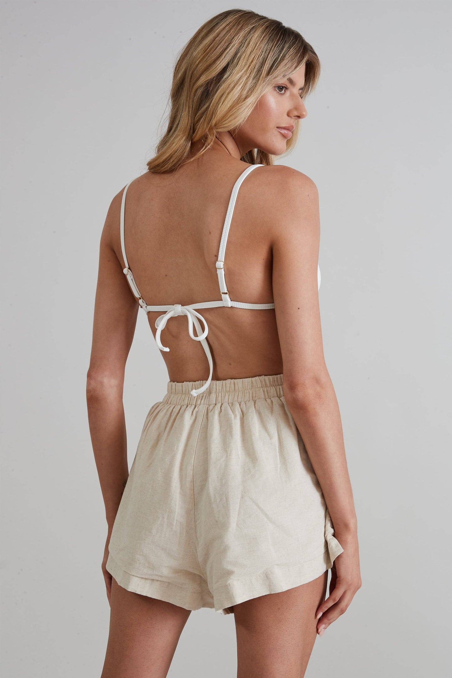 Monaco Stone Linen Short