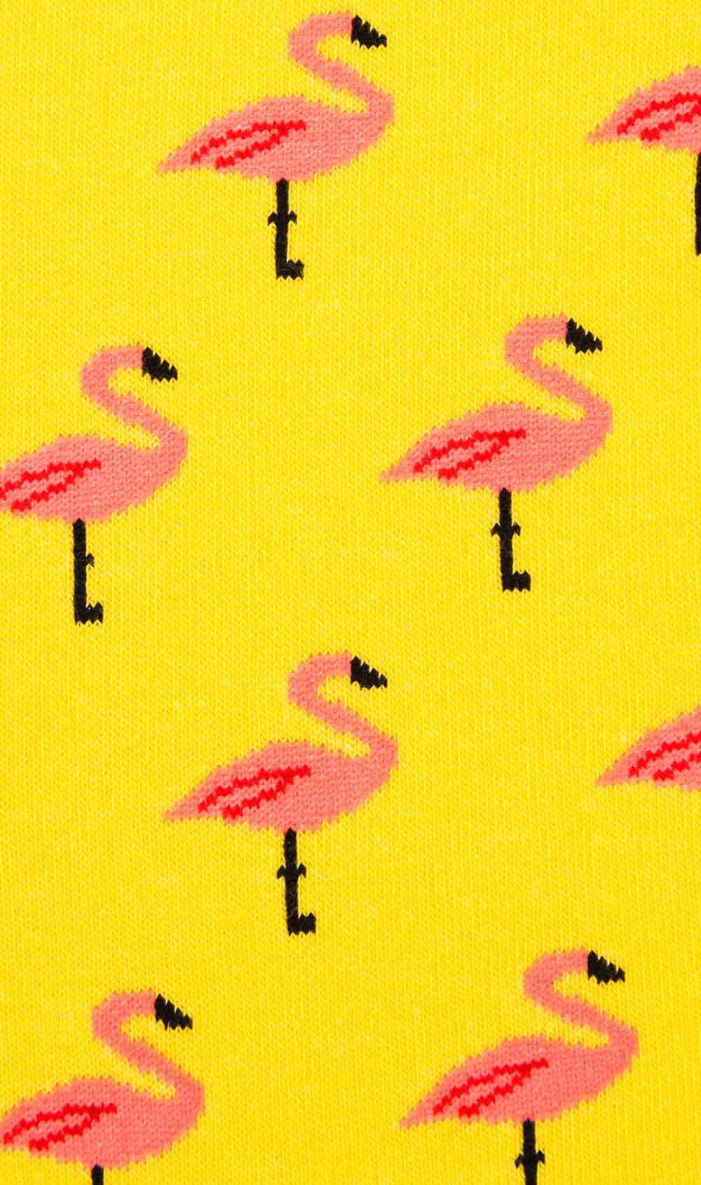 Men’s Socks - Flamingo Yellow