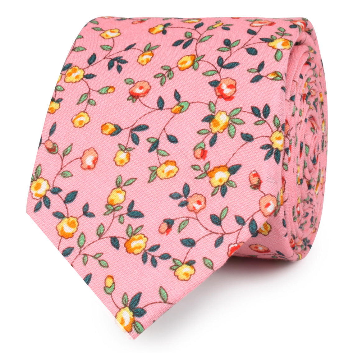 Floral Tie - Skinny