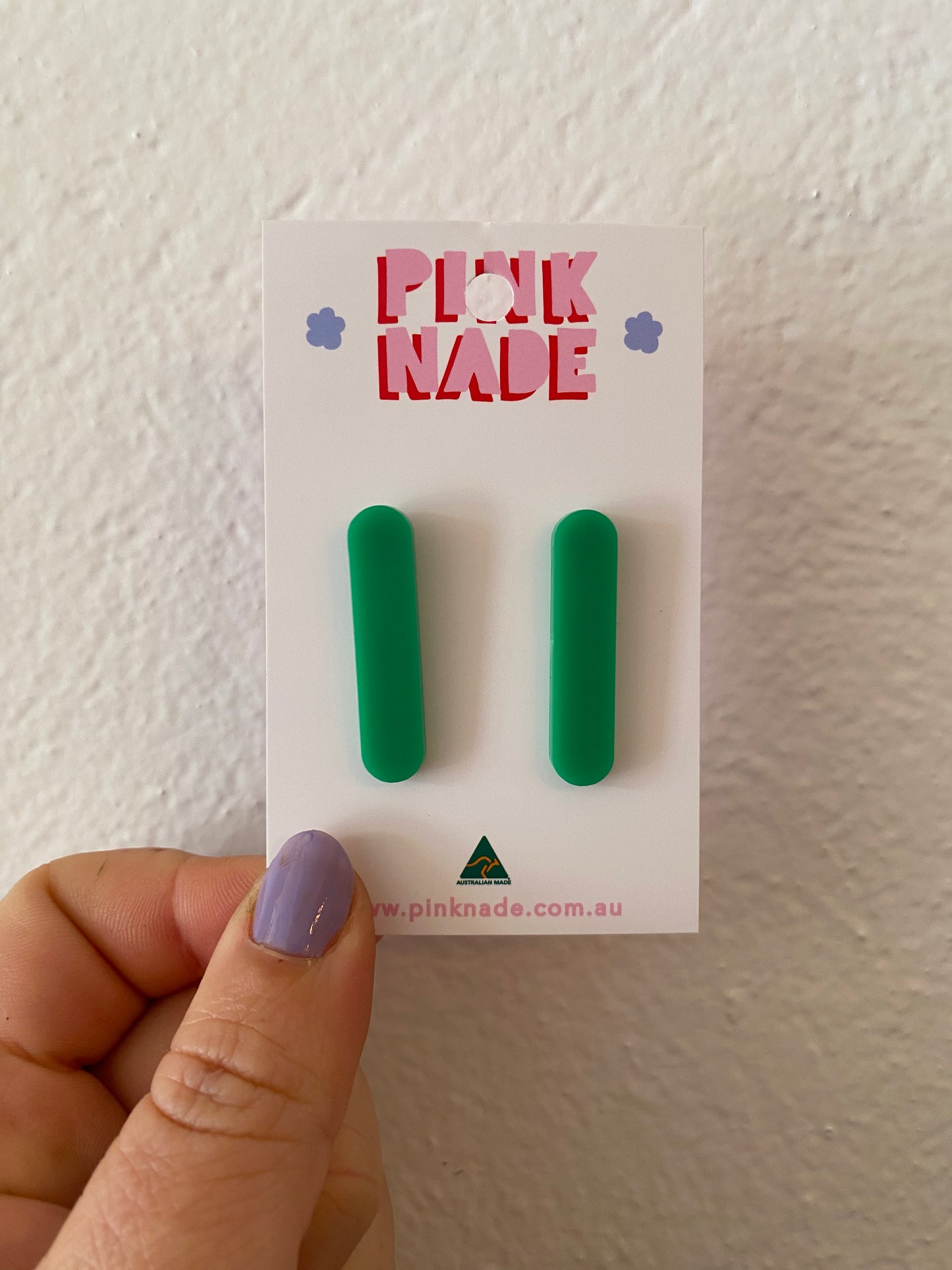 Johanna Stud - Green