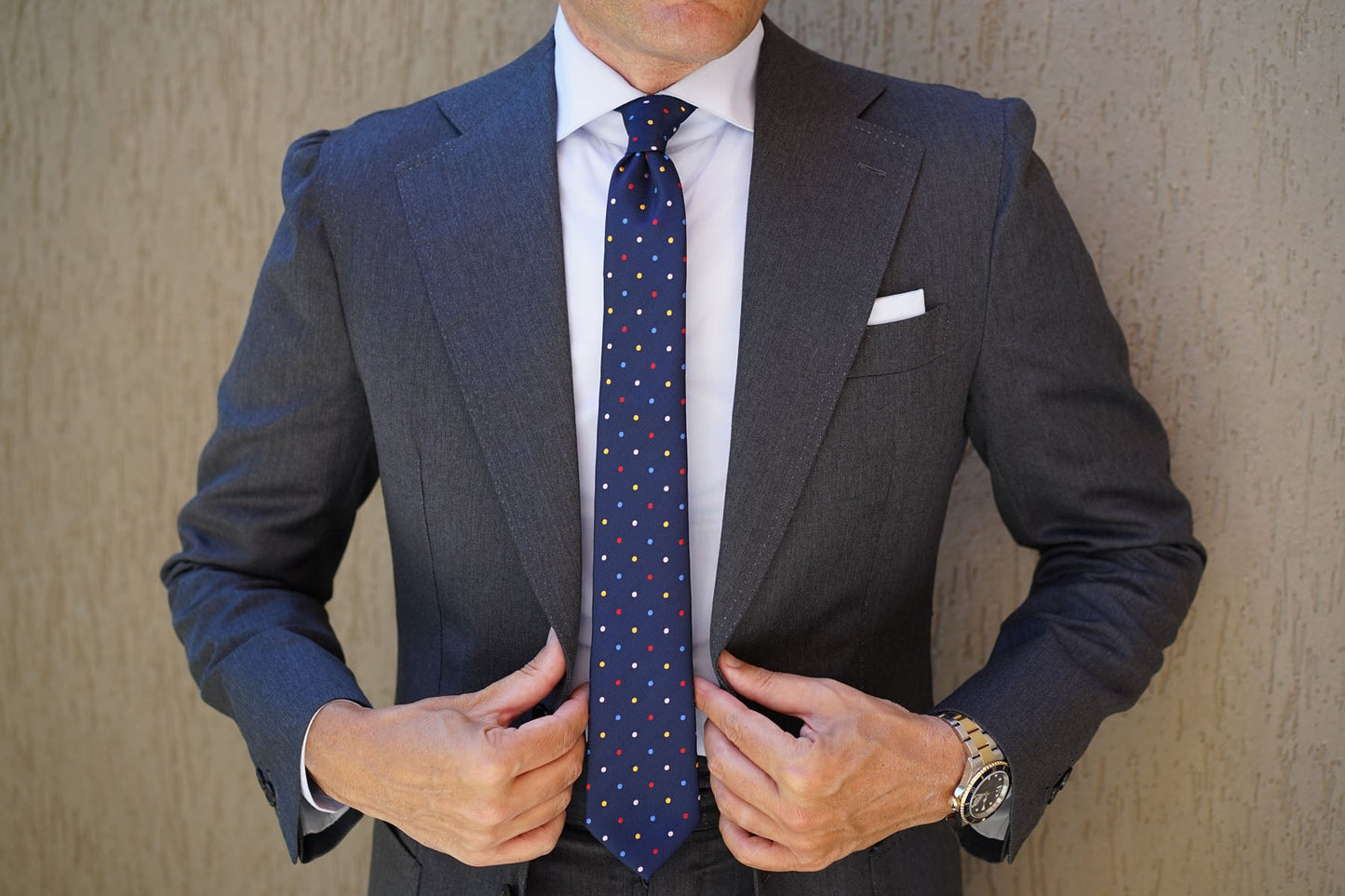 Confetti Polka Dot Tie - Skinny