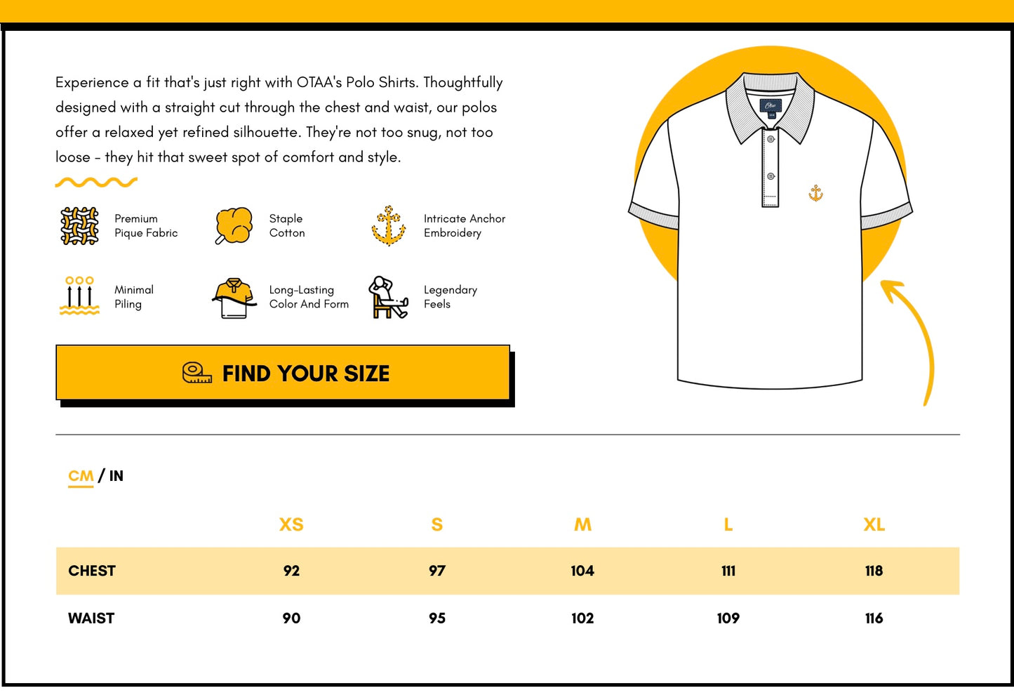 Men’s Polo - White
