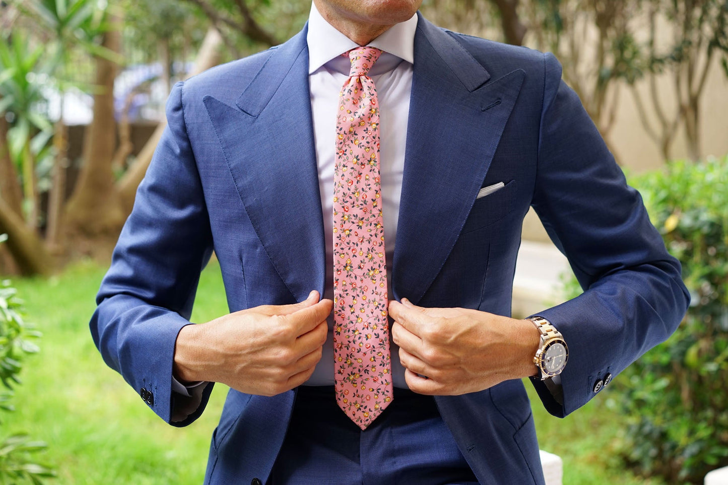 Floral Tie - Skinny