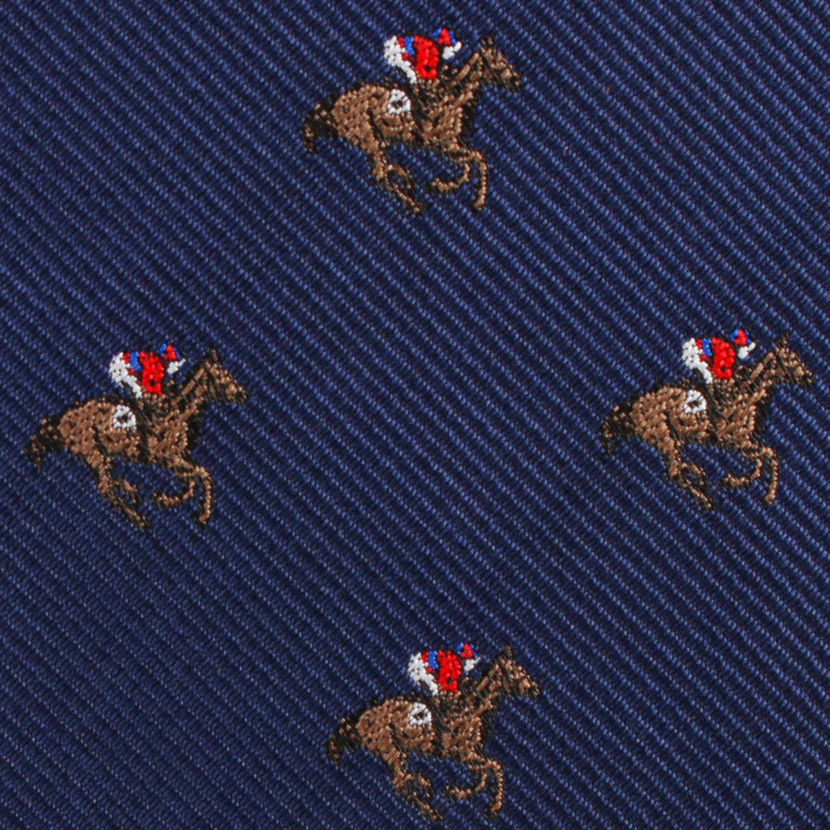 Navy Race Horse Tie