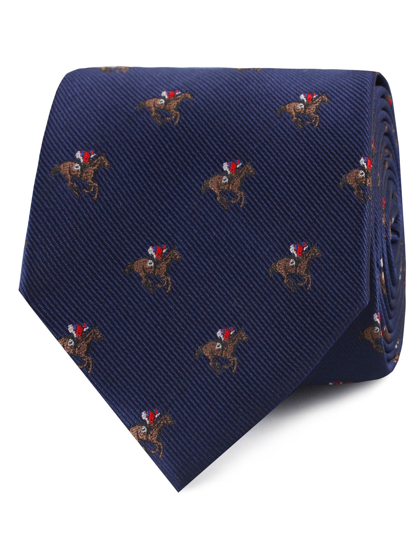 Navy Race Horse Tie