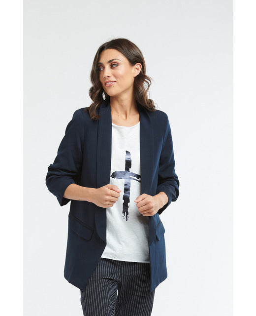 Italian Blazer - Navy