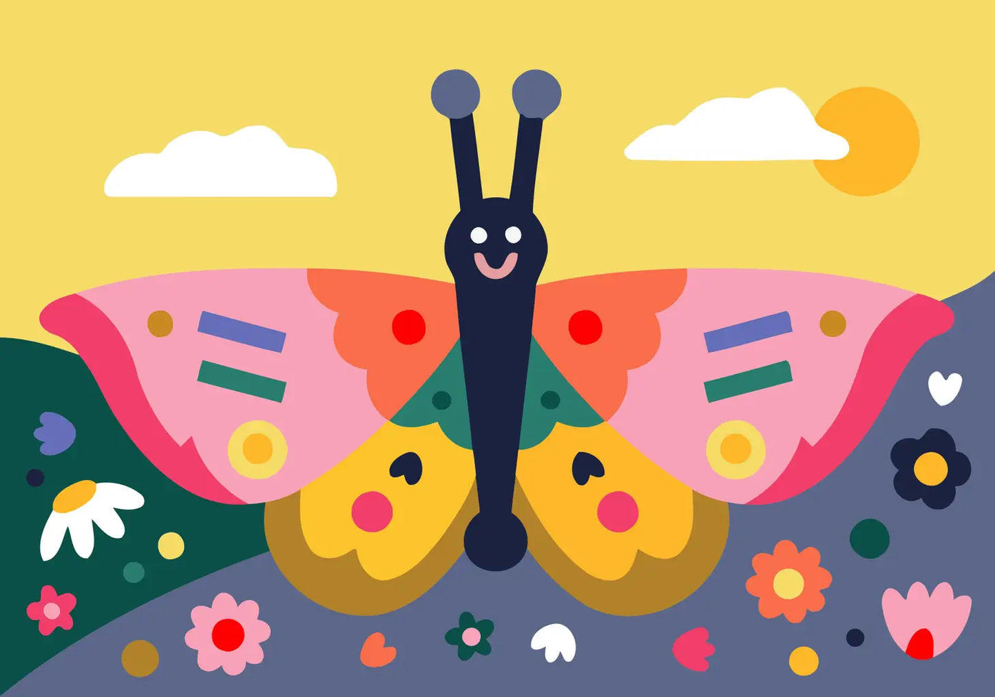 Kids Paint By Numbers - Spring Wings