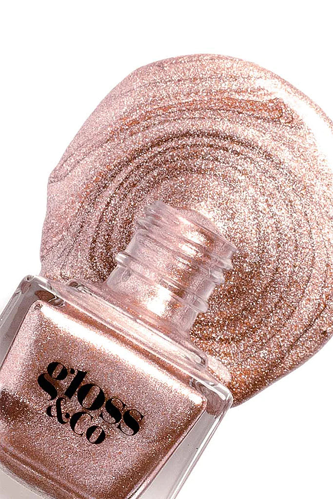 Metallic Rose Nail Polish