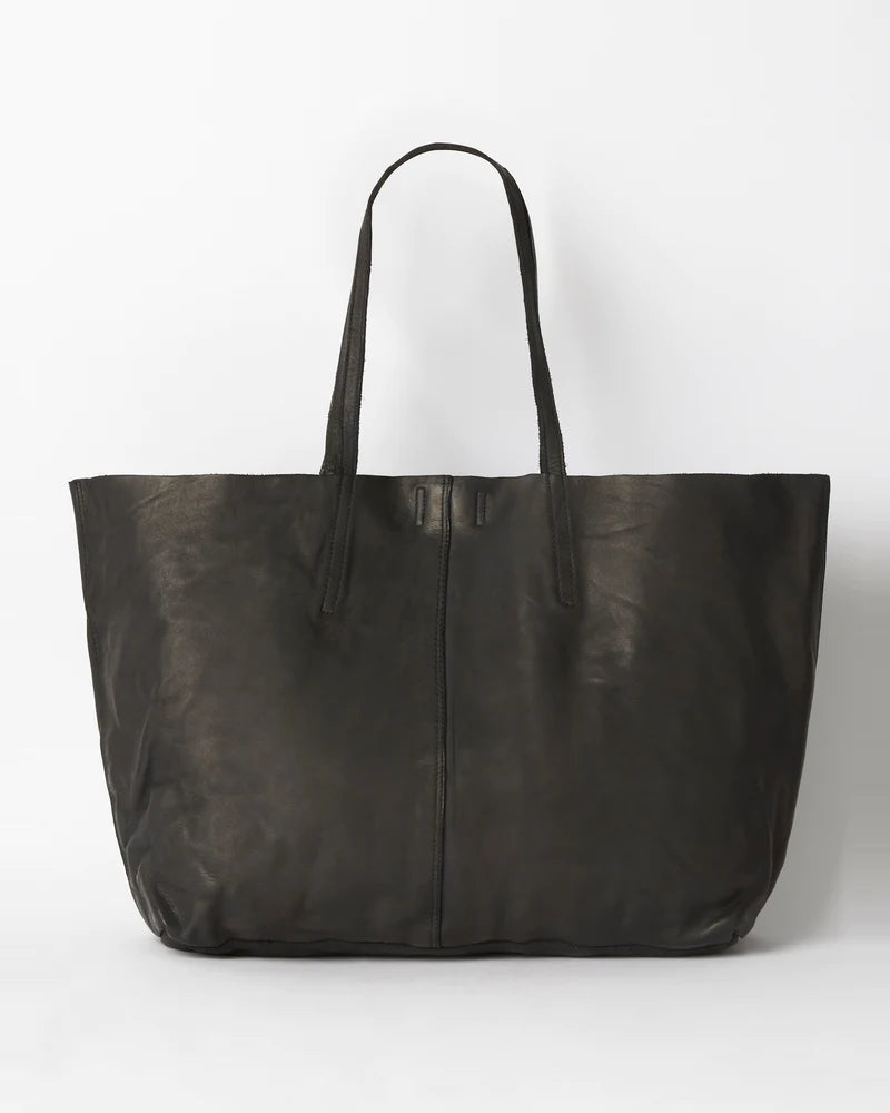 Juju Unlined Tote - Black