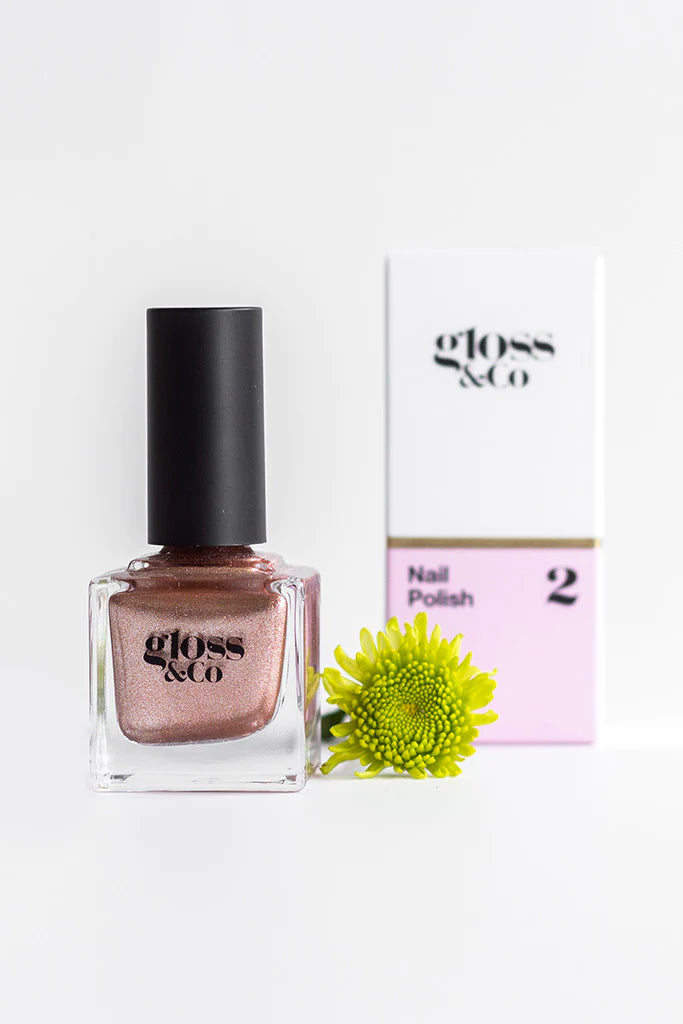 Metallic Rose Nail Polish