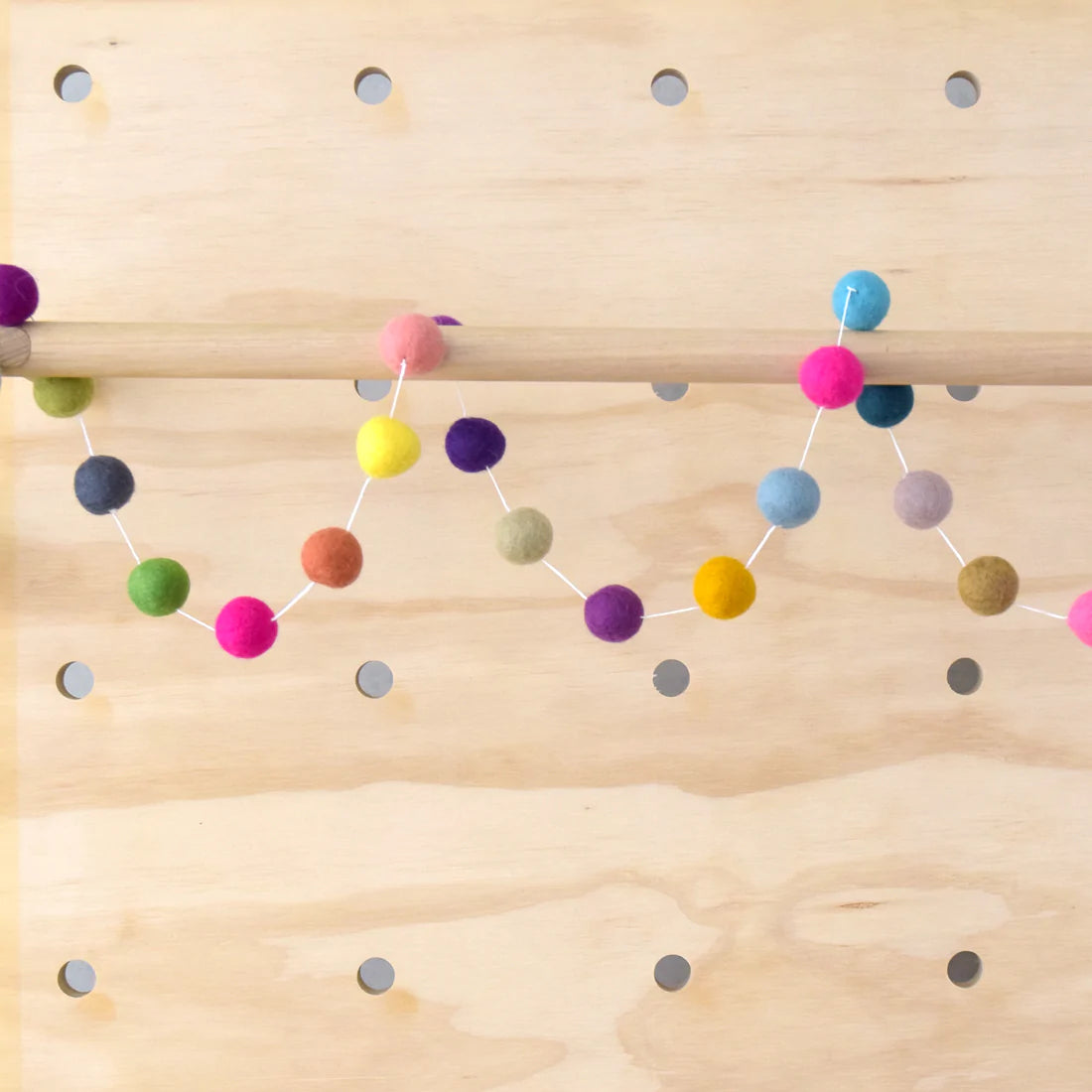 Pompom Garland - Colourful