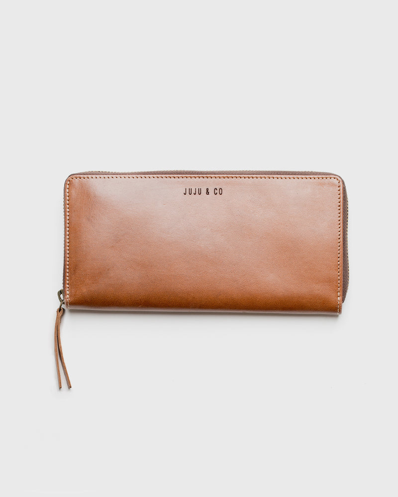 Juju Slim Wallet - Cognac