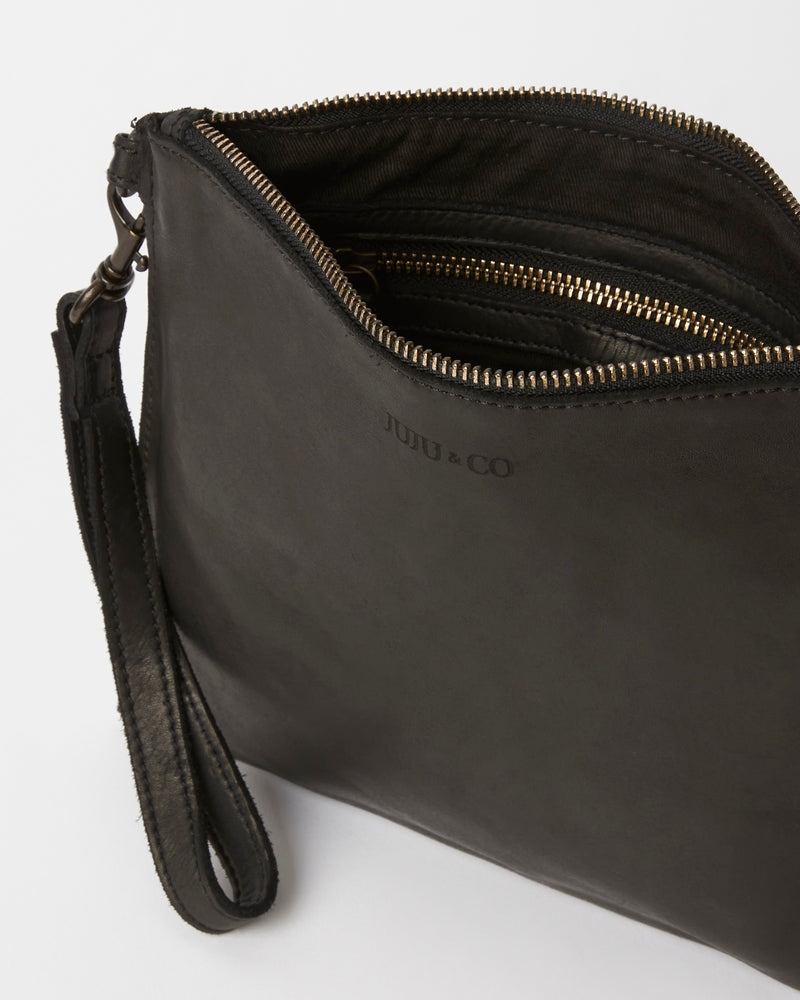 Large Flat Pouch - Black