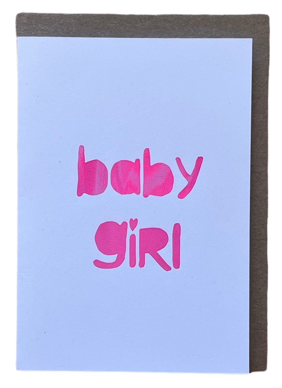 Baby Girl Card