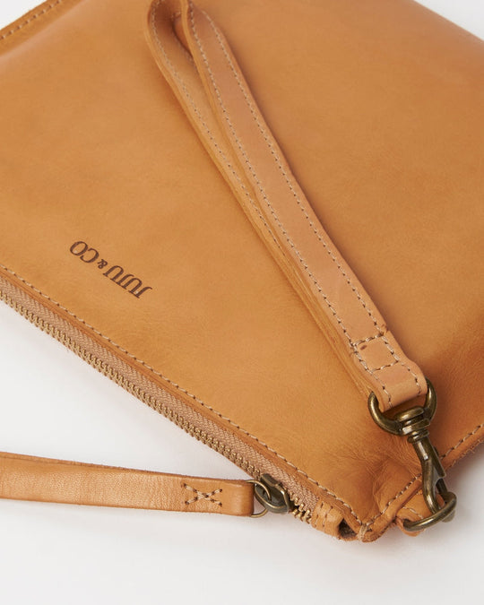 Large Flat Pouch - Tan