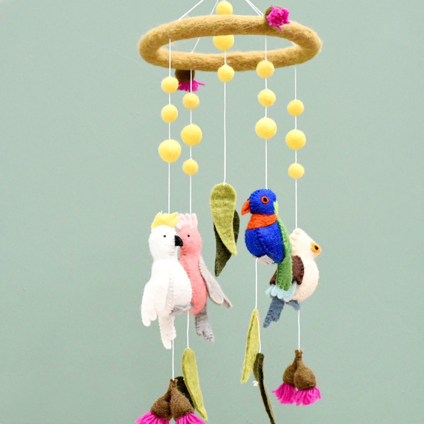 Australian Birds Nursery Cot Mobile