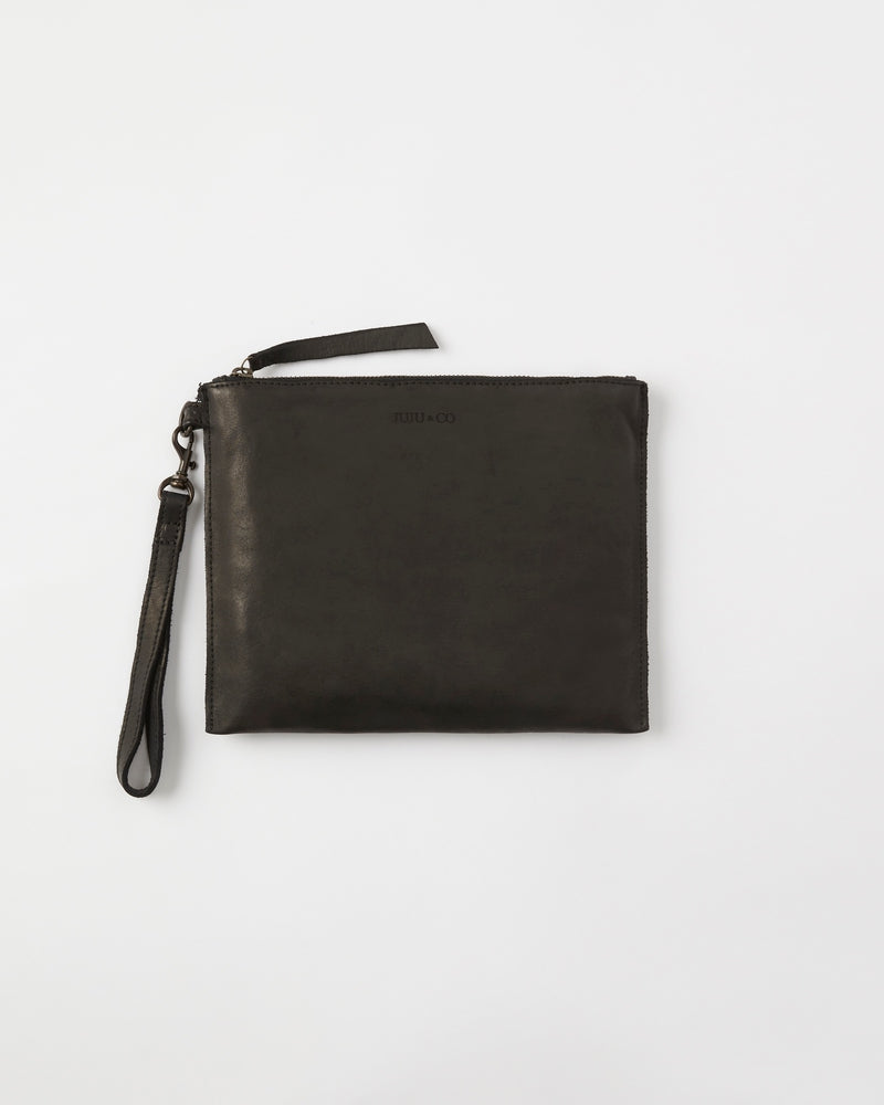 Large Flat Pouch - Black