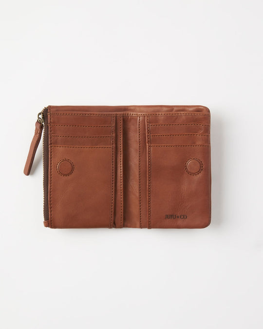 Juju - Small Capri Wallet - Cognac