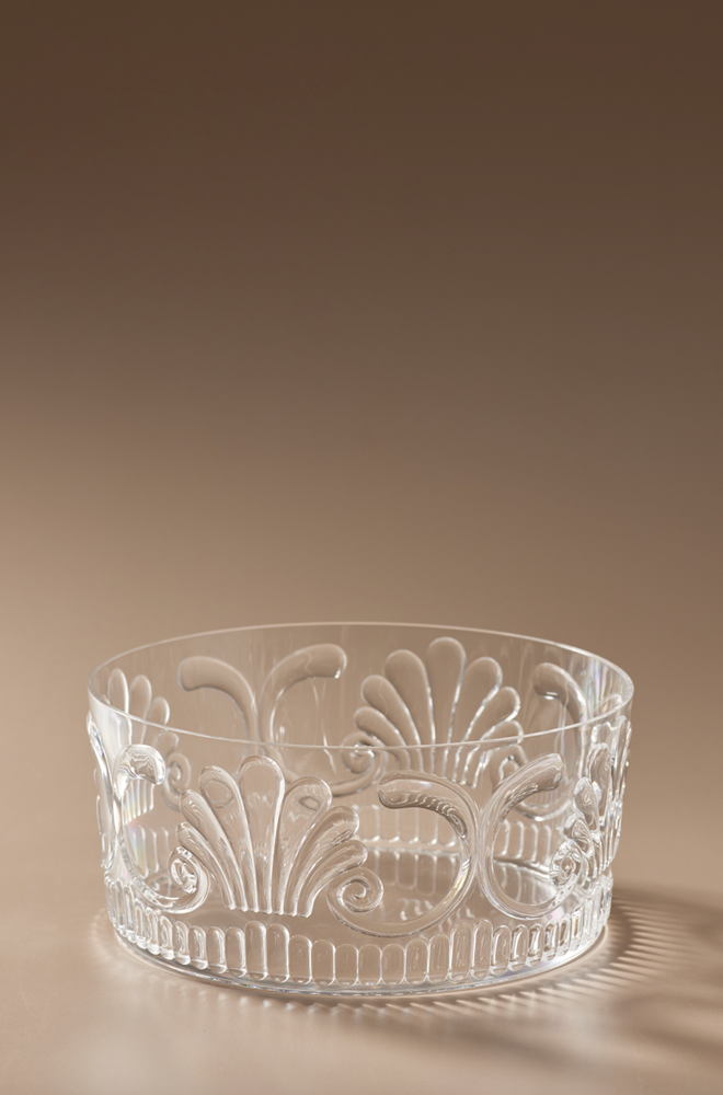 Flemington Acrylic Salad Bowl - clear