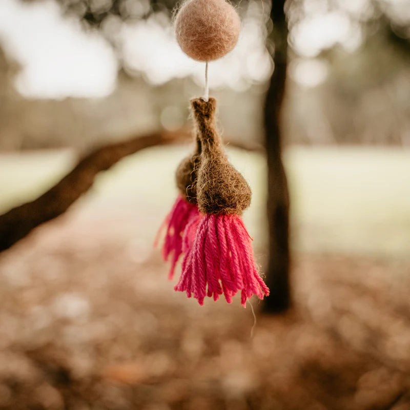 Baby Cot Mobile - Kookaburra with Gum Blossoms