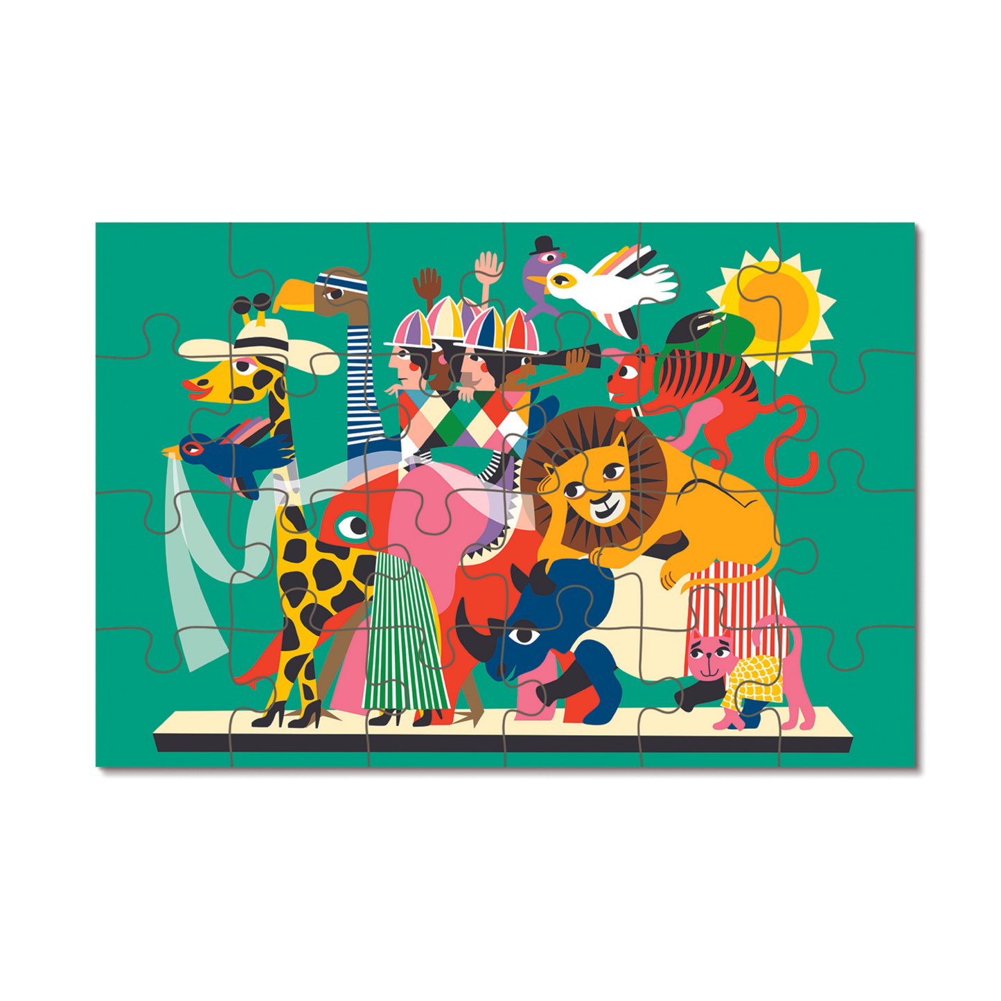 24 Piece Kids Puzzle  - Animal Carnival
