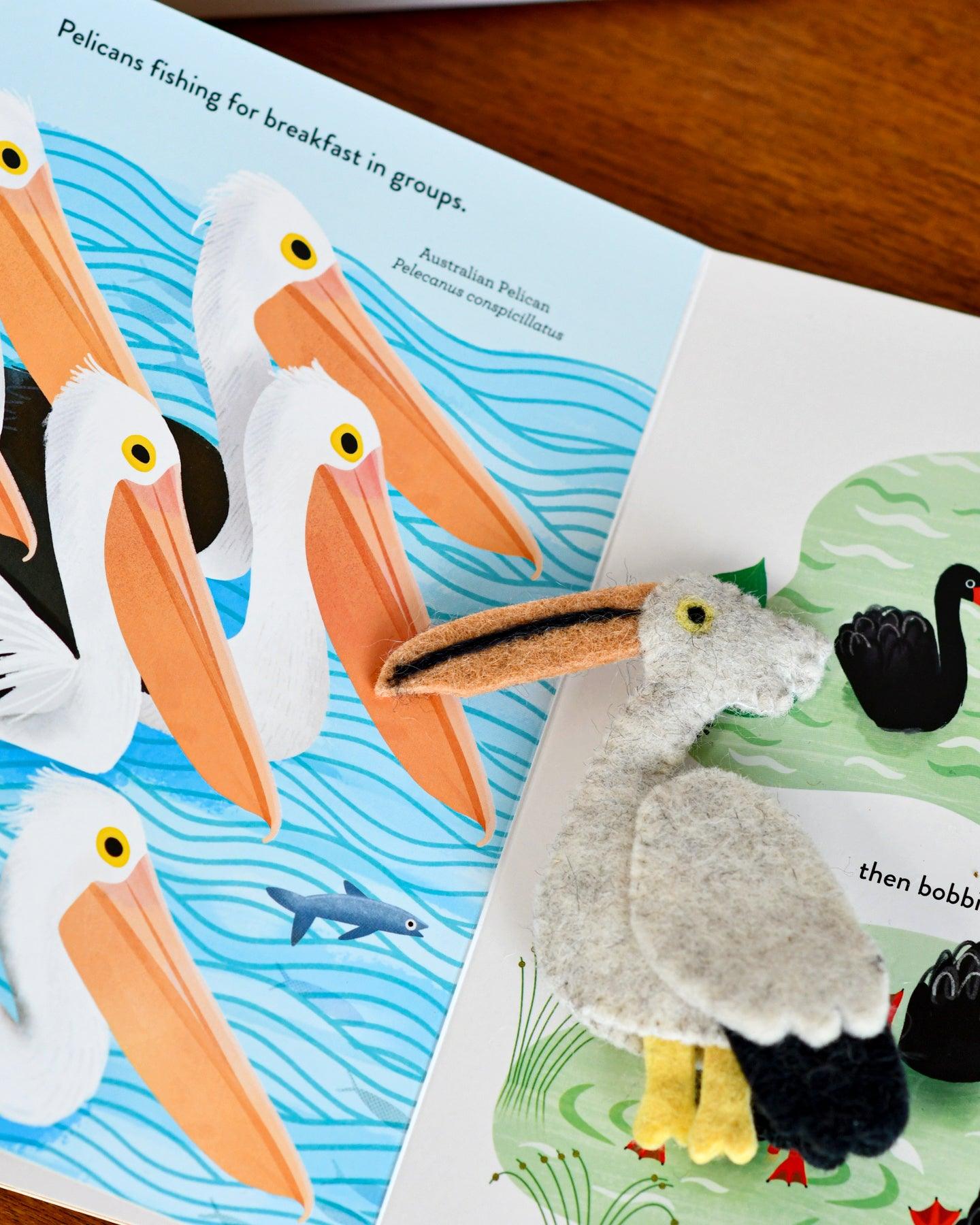 Busy Beaks Book & Puppets