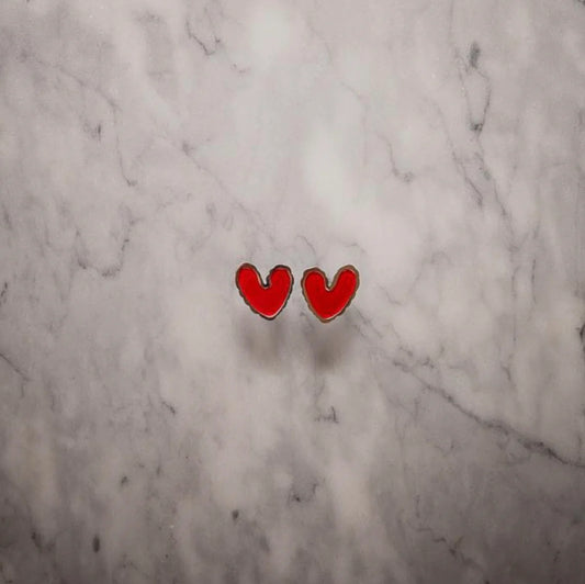Red Heart Stud