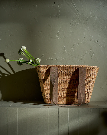 Journey Tote Bag with Natural Canvas Handles