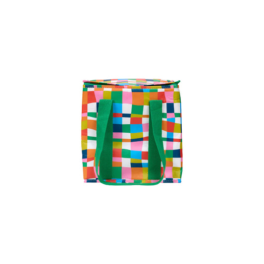 Rainbow Weave Insulated Tote