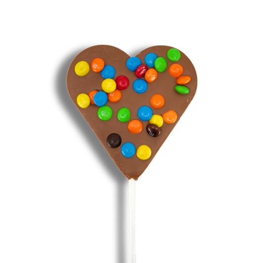 Heart M&M Pop - Milk Chocolate