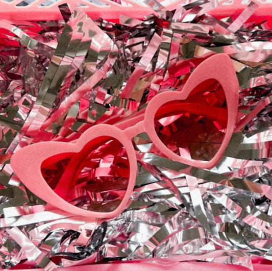 Pink Heart Glasses
