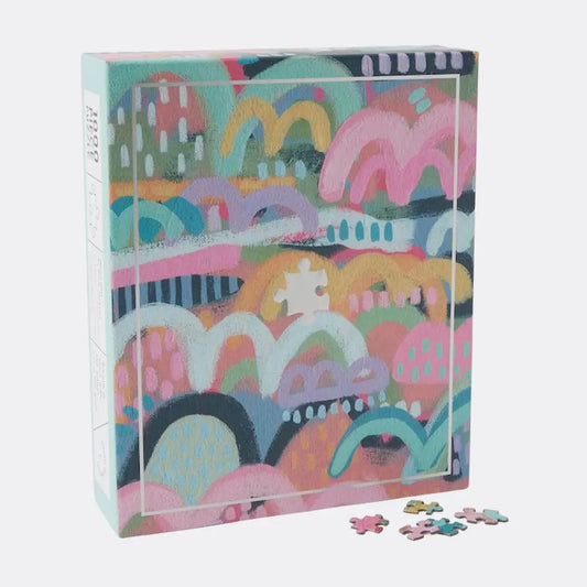 1000 Piece Puzzle - Neon Hills