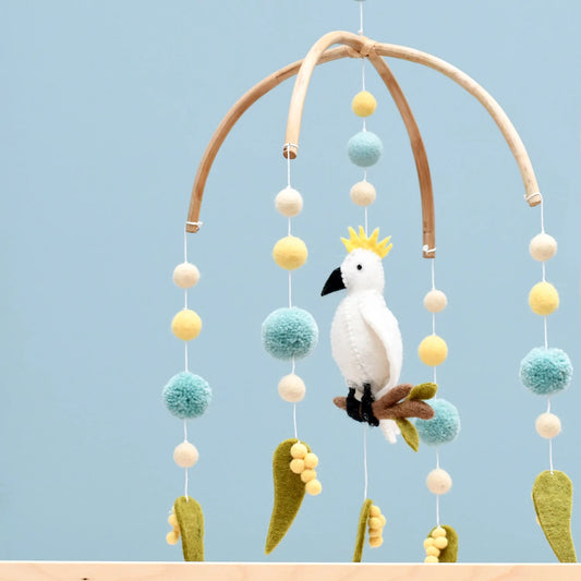 Baby Cot Mobile - Cockatoo