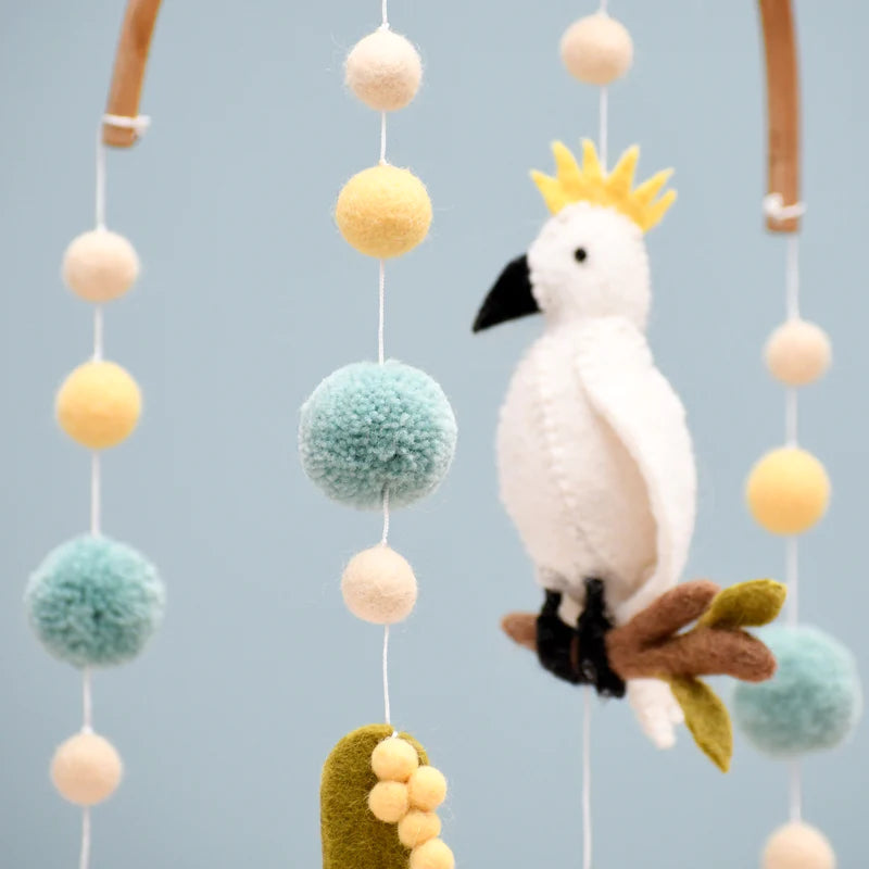 Baby Cot Mobile - Cockatoo