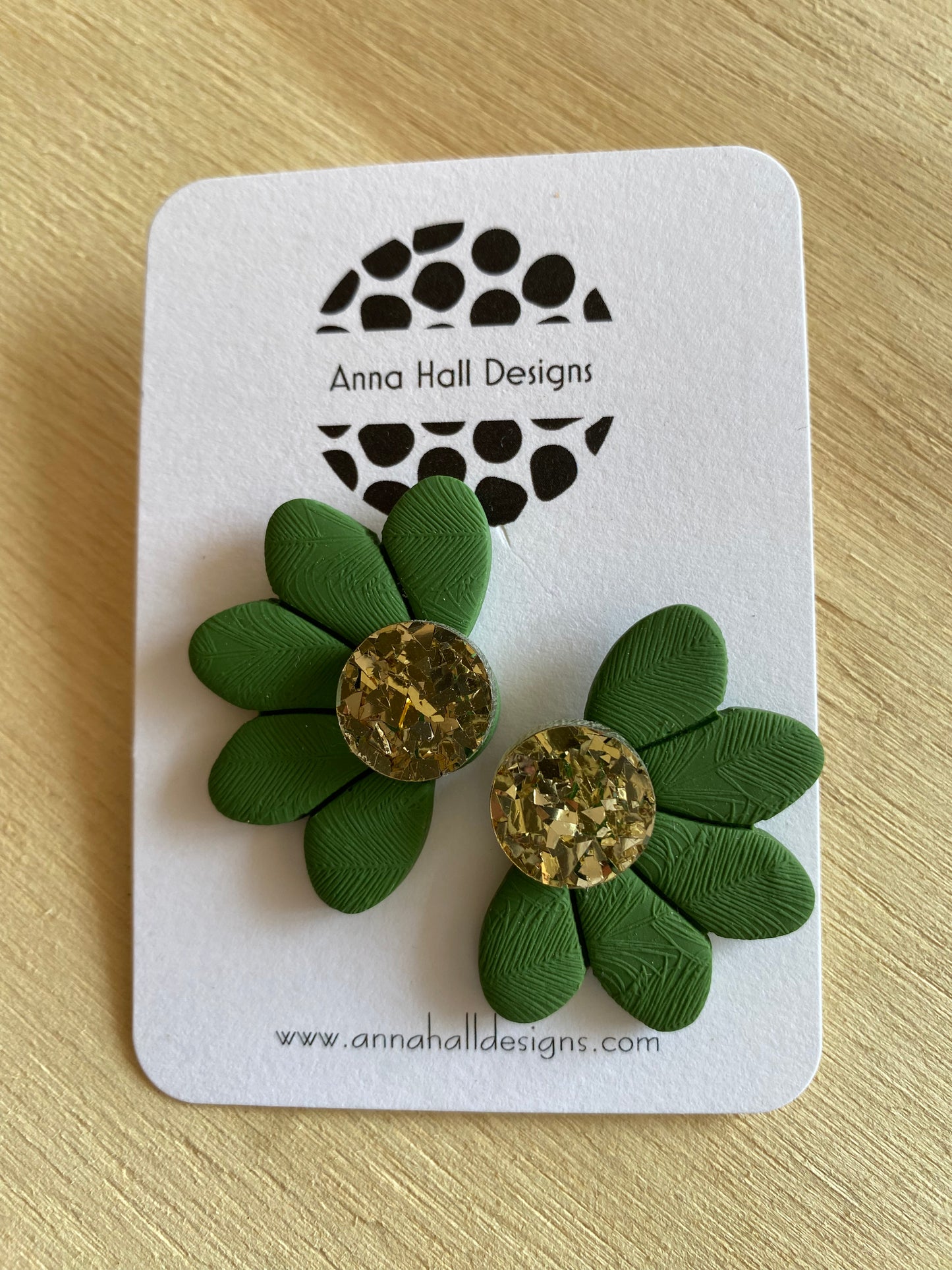 Anna Hall - Half Flower Studs