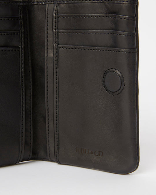 Juju - Small Capri Wallet - Black