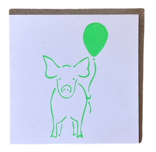 Pig 10x10 Card