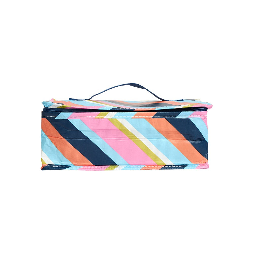 Candy Stripe Insulated Lunch Bag