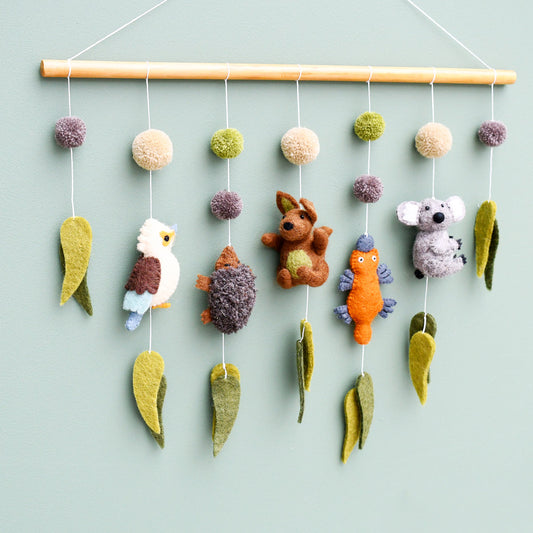 Nursery Cot - Mobile Hanging Australian Animals