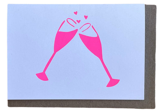 Pink Champagne Card
