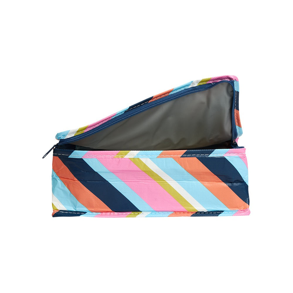 Candy Stripe Insulated Lunch Bag