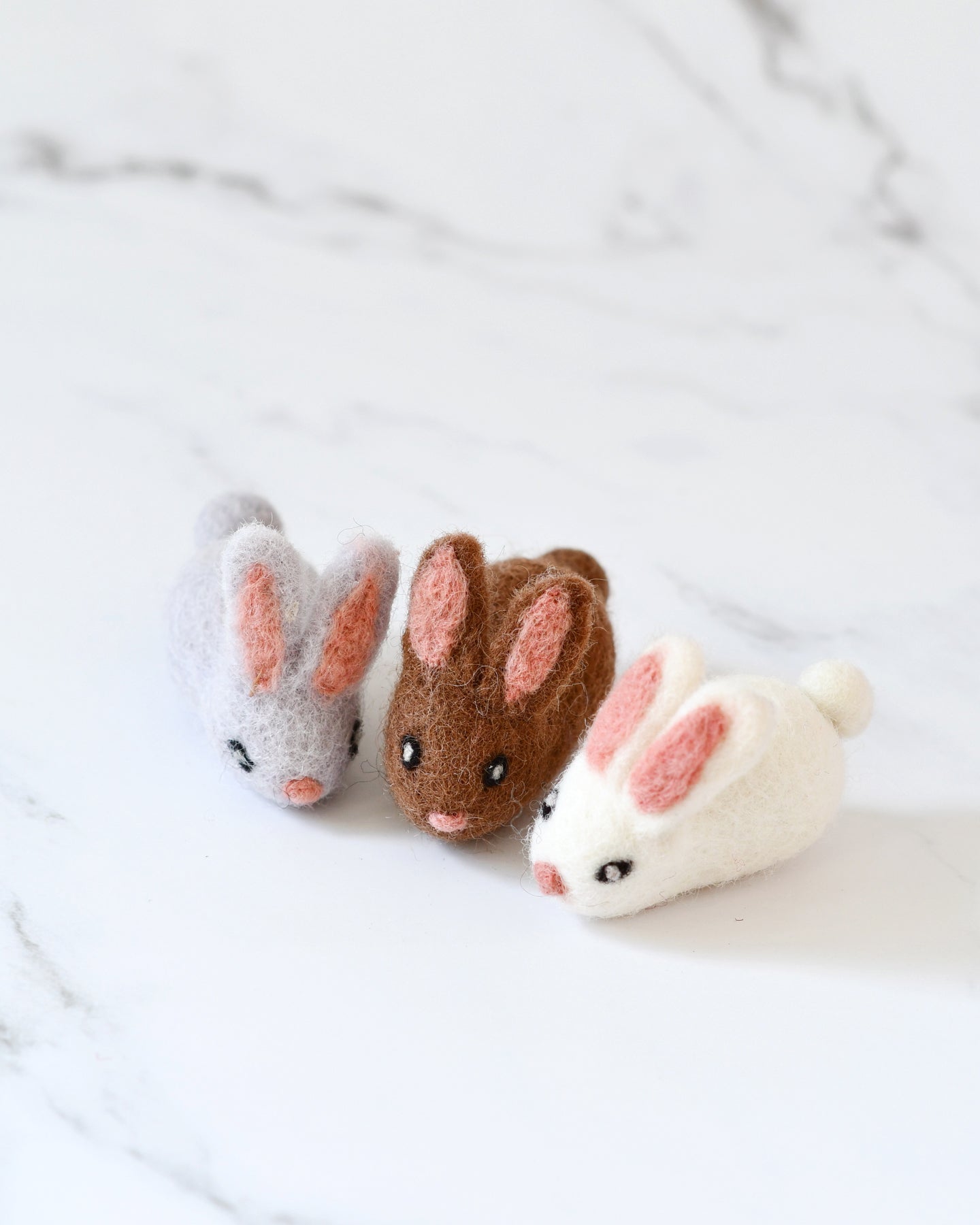 Felt Rabbits (Set of 3)